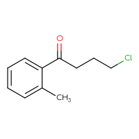 Chemical structure of 4-chloro-1-(2-methylphenyl)butan-1-one - CSSB00011996966
