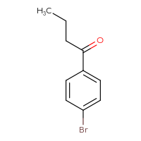 Chemical structure of 1-(4-bromophenyl)butan-1-one - CSSB00011267722