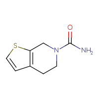 Chemical structure of 4H,5H,6H,7H-thieno[2,3-c]pyridine-6-carboxamide - CSSB00016090007