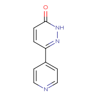 Chemical structure of 6-(pyridin-4-yl)-2,3-dihydropyridazin-3-one - CSSB00011319655