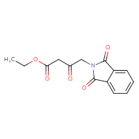 Chemical structure of ethyl 4-(1,3-dioxo-2,3-dihydro-1H-isoindol-2-yl)-3-oxobutanoate - CSSB00000699851