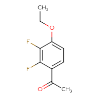 Chemical structure of 1-(4-ethoxy-2,3-difluorophenyl)ethan-1-one - CSSB00010204071