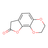 Chemical structure of 3,10,13-trioxatricyclo[7.4.0.0²,⁶]trideca-1,6,8-trien-4-one - CSSB14998631906