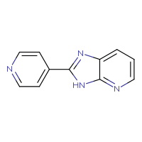Chemical structure of 4-{3H-imidazo[4,5-b]pyridin-2-yl}pyridine - CSSB00011549848