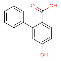 Chemical structure of 5-hydroxy-[1,1'-biphenyl]-2-carboxylic acid - CSSB00010432155