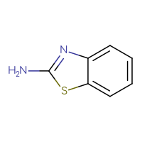 Chemical structure of 1,3-benzothiazol-2-amine - CSSB00000183809