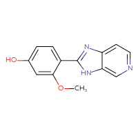 Chemical structure of 4-{3H-imidazo[4,5-c]pyridin-2-yl}-3-methoxyphenol - CSSB00103756903