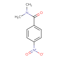Chemical structure of N,N-dimethyl-4-nitrobenzamide - CSSB00000159547