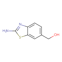 Chemical structure of (2-amino-1,3-benzothiazol-6-yl)methanol - CSSB00012180491