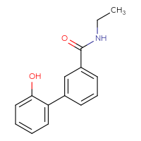 Chemical structure of N-ethyl-2'-hydroxy-[1,1'-biphenyl]-3-carboxamide - CSSB00102595414