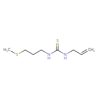 Chemical structure of 1-[3-(methylsulfanyl)propyl]-3-(prop-2-en-1-yl)thiourea - CSSB00018989001