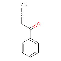 Chemical structure of 1-phenylbuta-2,3-dien-1-one - CSSB00010632647