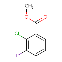 Chemical structure of methyl 2-chloro-3-iodobenzoate - CSSB00010150958