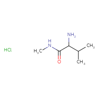 Chemical structure of 2-amino-N,3-dimethylbutanamide hydrochloride - CSSB00000690981