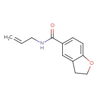 Chemical structure of N-(prop-2-en-1-yl)-2,3-dihydro-1-benzofuran-5-carboxamide - CSSB00011236675