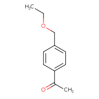 Chemical structure of 1-[4-(ethoxymethyl)phenyl]ethan-1-one - CSSB00049442756