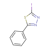 Chemical structure of 2-iodo-5-phenyl-1,3,4-thiadiazole - CSSB00000693711