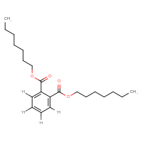 Chemical structure of 1,2-diheptyl (²H₄)benzene-1,2-dicarboxylate - CSSB00102631234