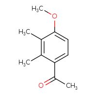 Chemical structure of 1-(4-methoxy-2,3-dimethylphenyl)ethan-1-one - CSSB00000101118