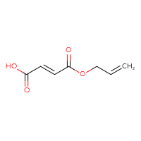 Chemical structure of (2E)-4-oxo-4-(prop-2-en-1-yloxy)but-2-enoic acid - CSSB00011996189