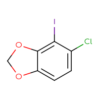 Chemical structure of 5-chloro-4-iodo-2H-1,3-benzodioxole - CSSB15013266903