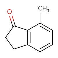 Chemical structure of 7-methyl-2,3-dihydro-1H-inden-1-one - CSSB00009855893