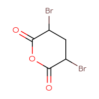 Chemical structure of 3,5-dibromooxane-2,6-dione - CSSB00010234585