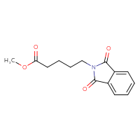 Chemical structure of methyl 5-(1,3-dioxo-2,3-dihydro-1H-isoindol-2-yl)pentanoate - CSSB00016169769