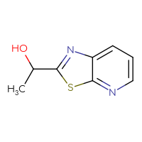Chemical structure of 1-{[1,3]thiazolo[5,4-b]pyridin-2-yl}ethan-1-ol - CSSB00012660076