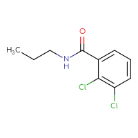 Chemical structure of 2,3-dichloro-N-propylbenzamide - CSSB00000161746
