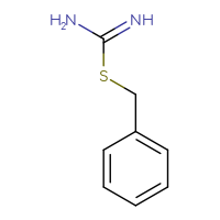 Chemical structure of (benzylsulfanyl)methanimidamide - CSSB00000198474
