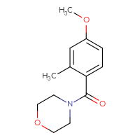 Chemical structure of 4-(4-methoxy-2-methylbenzoyl)morpholine - CSSB01995705711