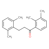 Chemical structure of 1-(2,3-dimethylphenyl)-3-(2,6-dimethylphenyl)propan-1-one - CSSB00020571505