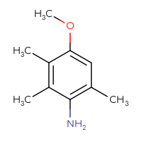 Chemical structure of 4-methoxy-2,3,6-trimethylaniline - CSSB00000731287