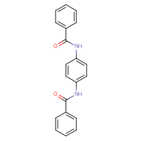 Chemical structure of N-(4-benzamidophenyl)benzamide - CSSB00020646265