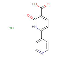 Chemical structure of 6-oxo-1,6-dihydro-[2,4'-bipyridine]-5-carboxylic acid hydrochloride - CSSB14849113438