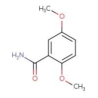 Chemical structure of 2,5-dimethoxybenzamide - CSSB00000175735