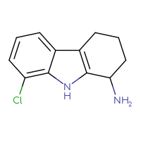 Chemical structure of 8-chloro-2,3,4,9-tetrahydro-1H-carbazol-1-amine - CSSB00000721871