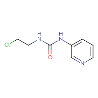 Chemical structure of 3-(2-chloroethyl)-1-(pyridin-3-yl)urea - CSSB00000003770