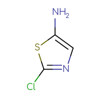 Chemical structure of 2-chloro-1,3-thiazol-5-amine - CSSB00009875507