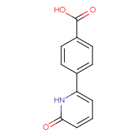 Chemical structure of 4-(6-oxo-1,6-dihydropyridin-2-yl)benzoic acid - CSSB00012361727