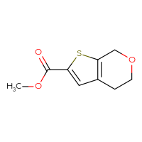 Chemical structure of methyl 4H,5H,7H-thieno[2,3-c]pyran-2-carboxylate - CSSB00029118662