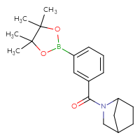 Chemical structure of 2-[3-(4,4,5,5-tetramethyl-1,3,2-dioxaborolan-2-yl)benzoyl]-2-azabicyclo[2.2.1]heptane - CSSB02195991167