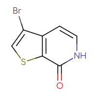 Chemical structure of 3-bromo-6H,7H-thieno[2,3-c]pyridin-7-one - CSSB00010717643