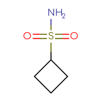 Chemical structure of cyclobutanesulfonamide - CSSB00000720075