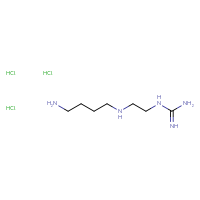 Chemical structure of N-{2-[(4-aminobutyl)amino]ethyl}guanidine trihydrochloride - CSSB00102680830