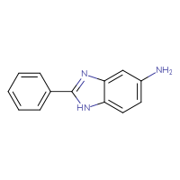 Chemical structure of 2-phenyl-1H-1,3-benzodiazol-5-amine - CSSB00000284906