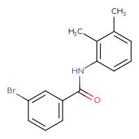 Chemical structure of 3-bromo-N-(2,3-dimethylphenyl)benzamide - CSSB00046106741