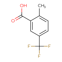 Chemical structure of 2-methyl-5-(trifluoromethyl)benzoic acid - CSSB00011216658