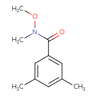 Chemical structure of N-methoxy-N,3,5-trimethylbenzamide - CSSB00000174140